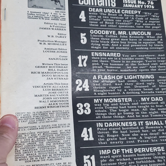 Creepy comic 76 - Picture 2 of 3